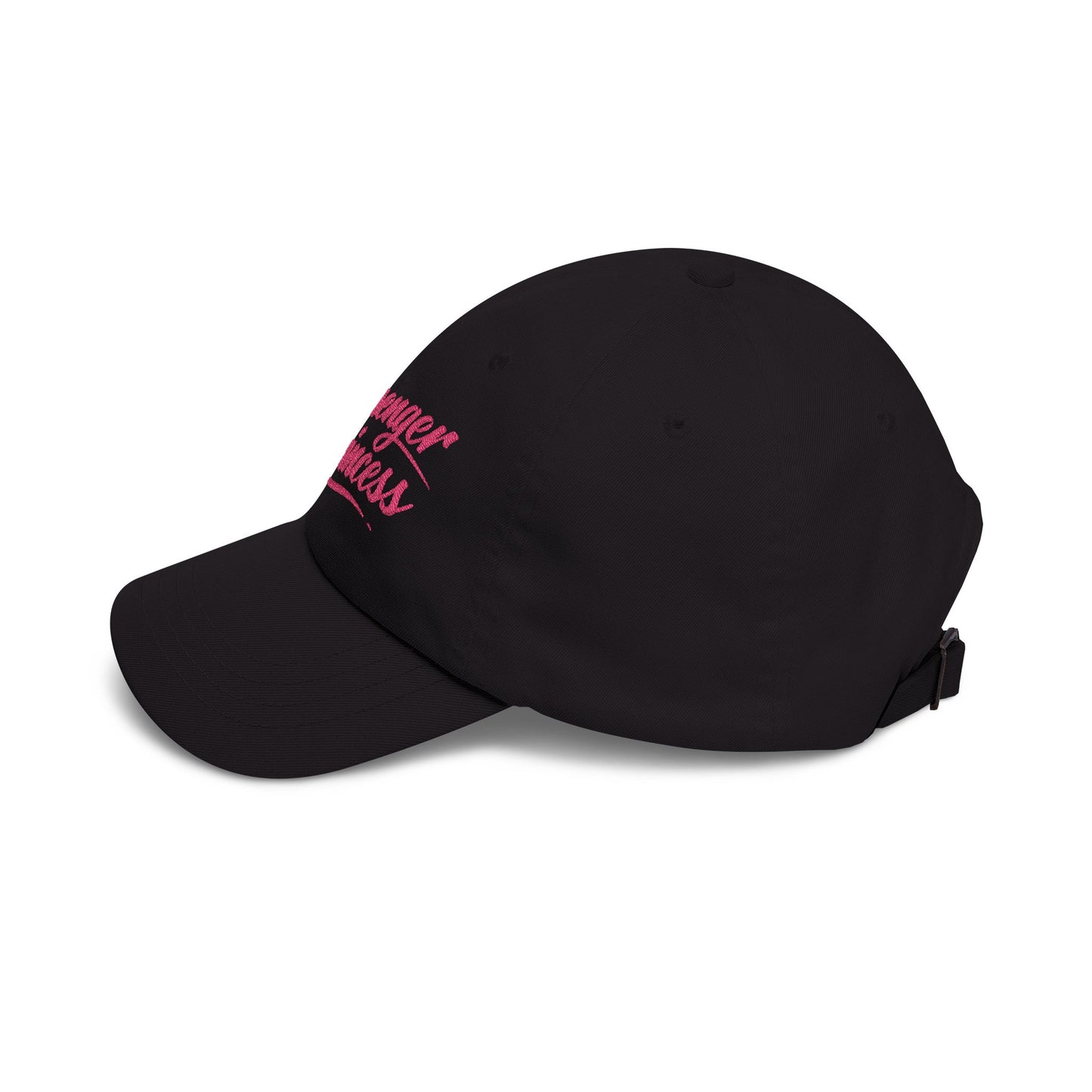 Passenger Princess Dad Cap – Embroidered White Baseball Hat with Pink Script and Crown