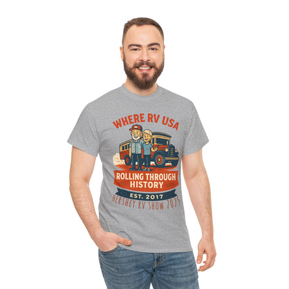Where RV USA Rolling Through History Limited Edition Tee