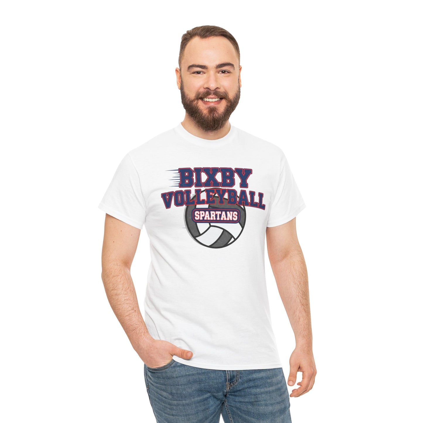 Bixby Spartan Volleyball Tee