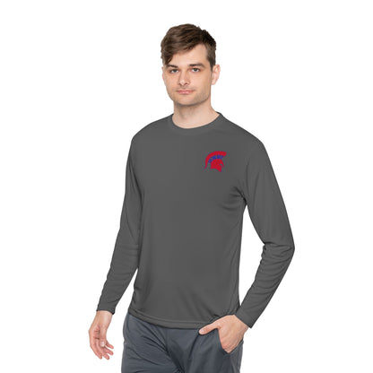 Spartan White Logo Long-Sleeve Sport-Tek Pullover