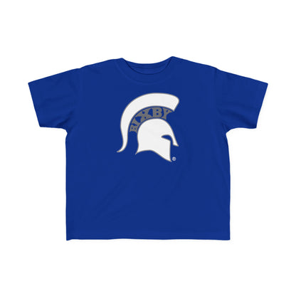 Spartan White Logo Rabbit Skins Toddler Tee
