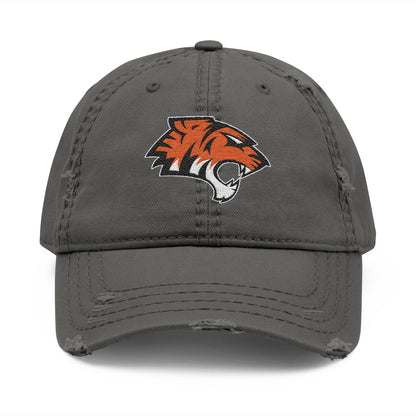 Coweta Tigers Distressed Embroidered Cap