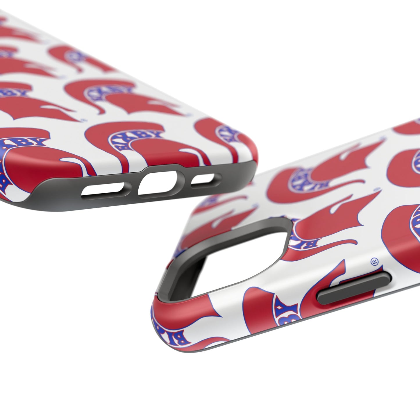 Bixby Spartan Red Logo Impact Resistant iPhone Case