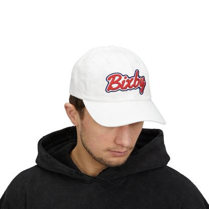 Bixby Spartans Retro Script Embroidered Dad Hat – Classic Adjustable Ball Cap