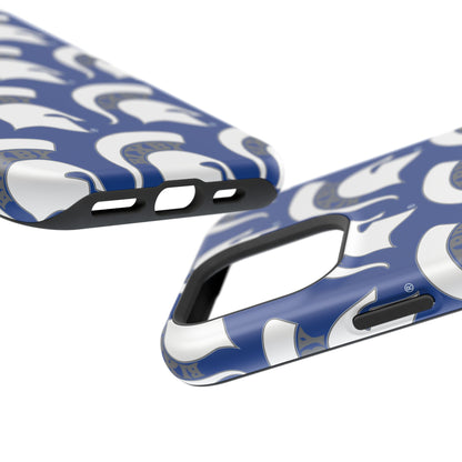 Bixby Spartan White Logo Impact Resistant iPhone Case