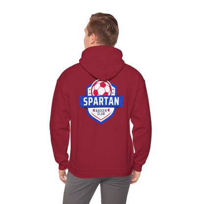 Spartan Soccer Club Distressed Crest Gildan Hoodie