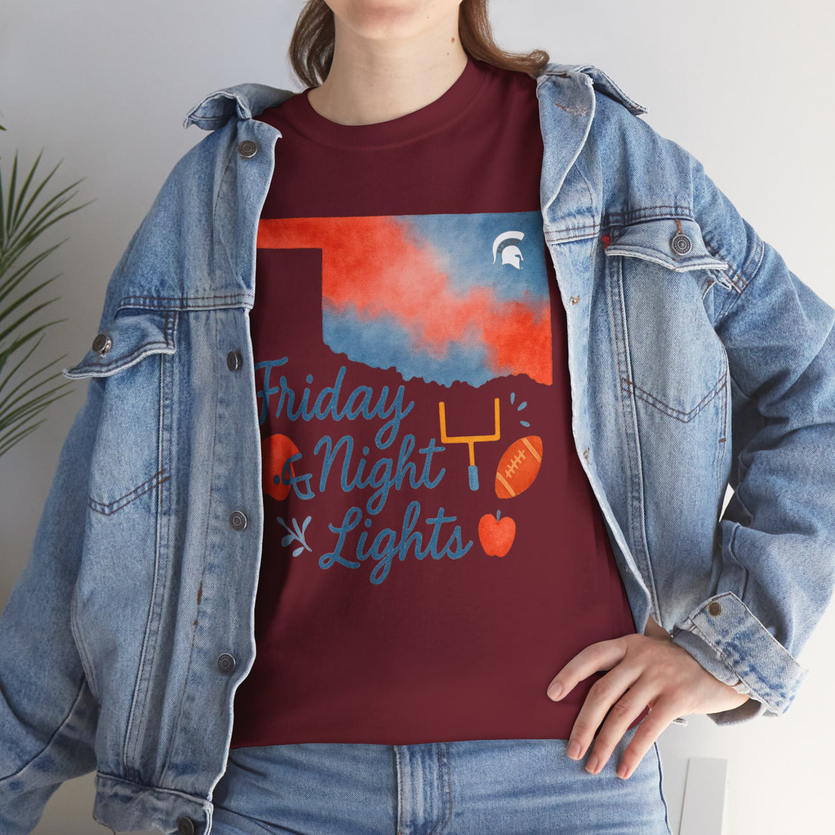 Friday Night Lights Bixby OK Watercolor Gildan Tee