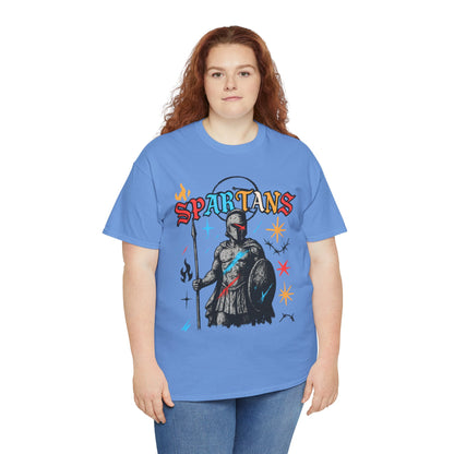 Spartans Graffiti Design Gildan Tee