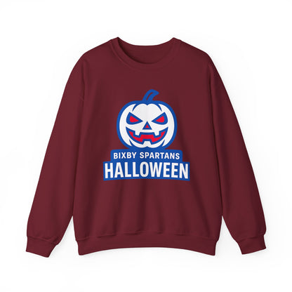 Bixby Spartans Halloween Gildan Sweatshirt