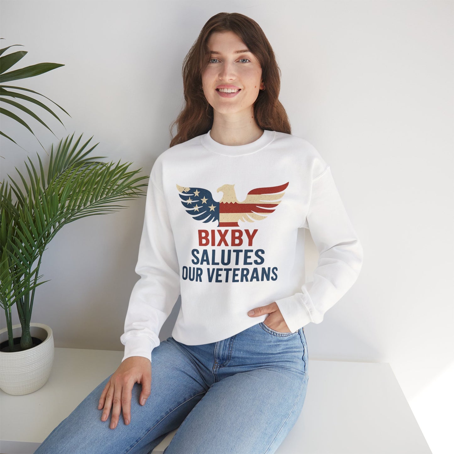 Bixby Salutes Our Veterans Gildan Sweatshirt