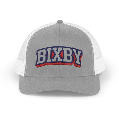 Bixby Raised Letter Embroidered Trucker Snapback