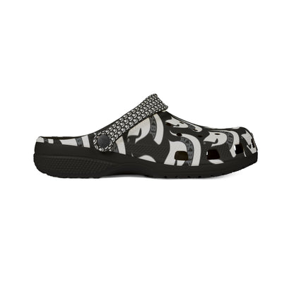 Spartan White Logo Crocs