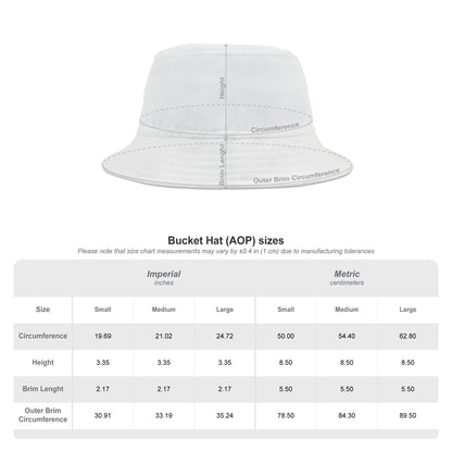 Spartan White Logo Bucket Hat