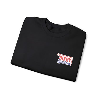 Bixby OK Spartans Embroidered Gildan Sweatshirt