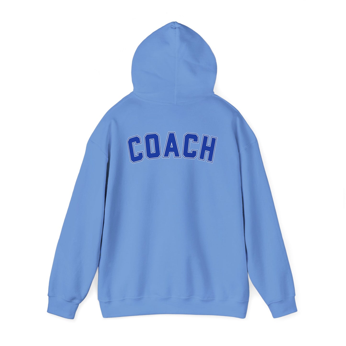 Bixby Spartans Basketball Gildan Hoodie with Back Coach Print