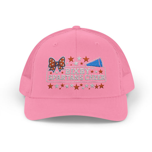 Bixby Spartans Cheer Embroidered Trucker Snapback