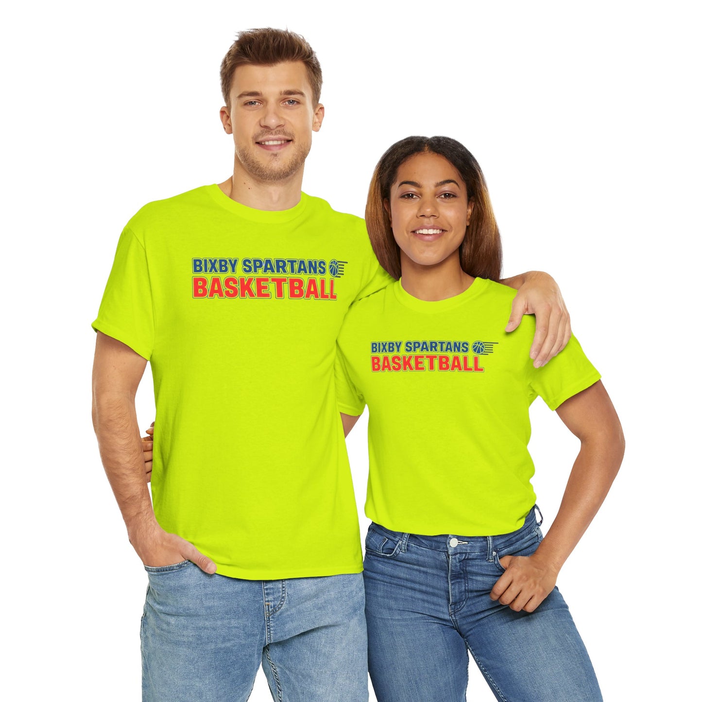 Bixby Spartans Basketball Gildan Tee
