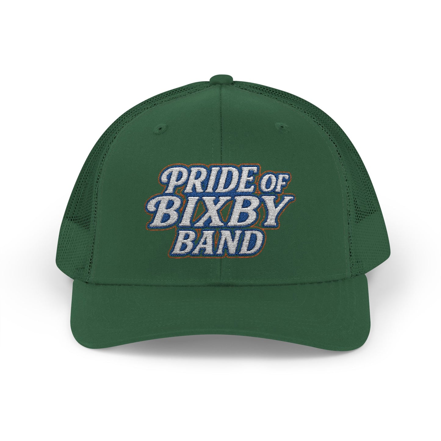 Pride of Bixby Band Embroidered Trucker Snapback