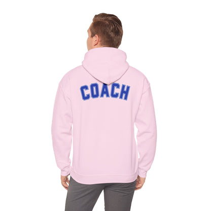Bixby Spartans Basketball Gildan Hoodie with Back Coach Print