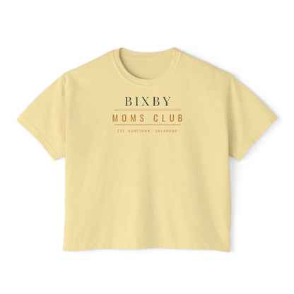 Bixby Moms Club Boxy Comfort Colors Tee
