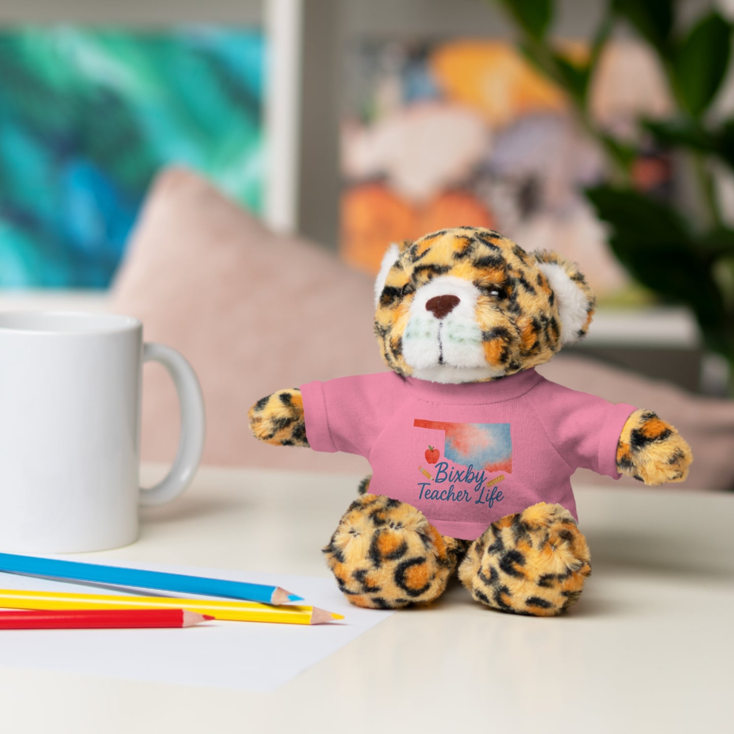 Bixby Oklahoma Teacher Life Stuffed Animal