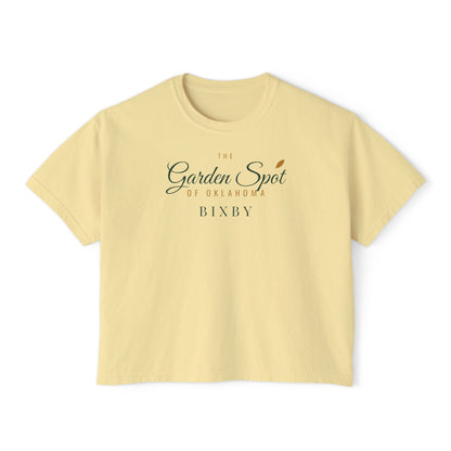 Garden Spot of Oklahoma Boxy Comfort Colors Tee