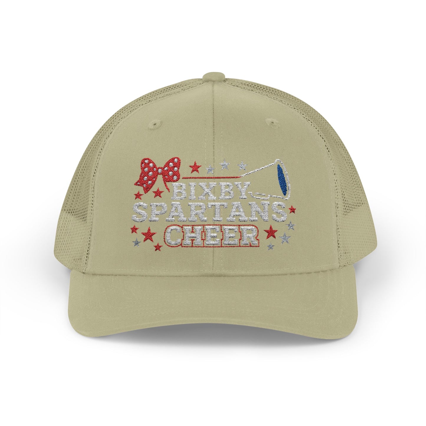 Bixby Spartans Cheer Embroidered Trucker Snapback