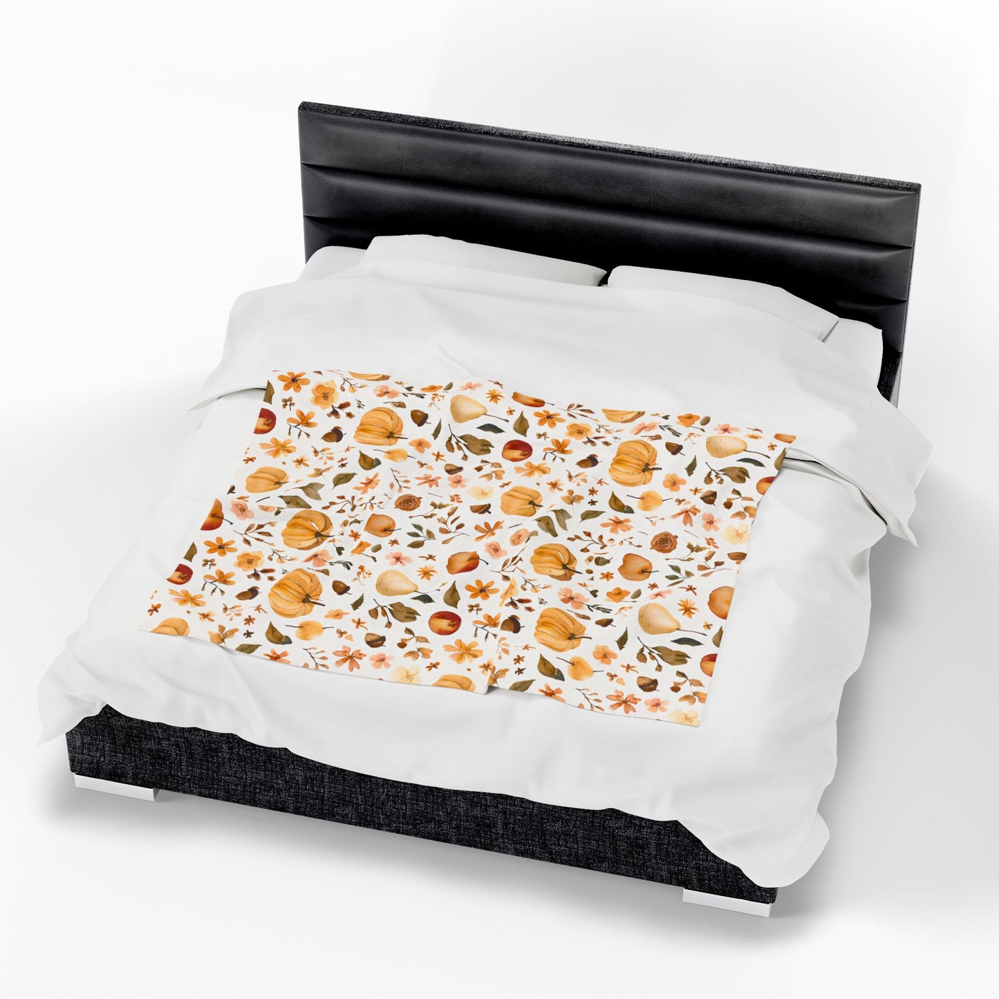 Autumn Vibes Velveteen Plush Blanket