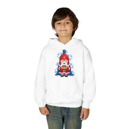 Spartan Football Santa Youth Gildan Hoodie