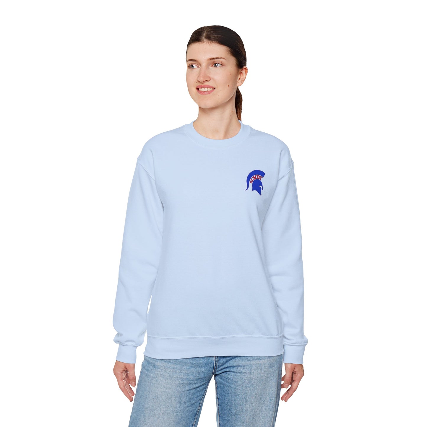 Spartan Blue Logo Gildan Sweatshirt