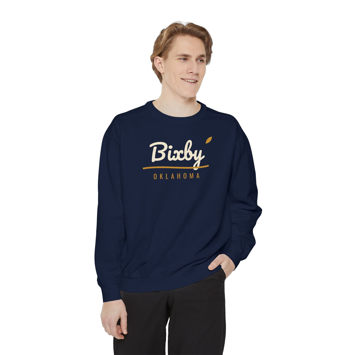 Bixby Oklahoma Script Crewneck