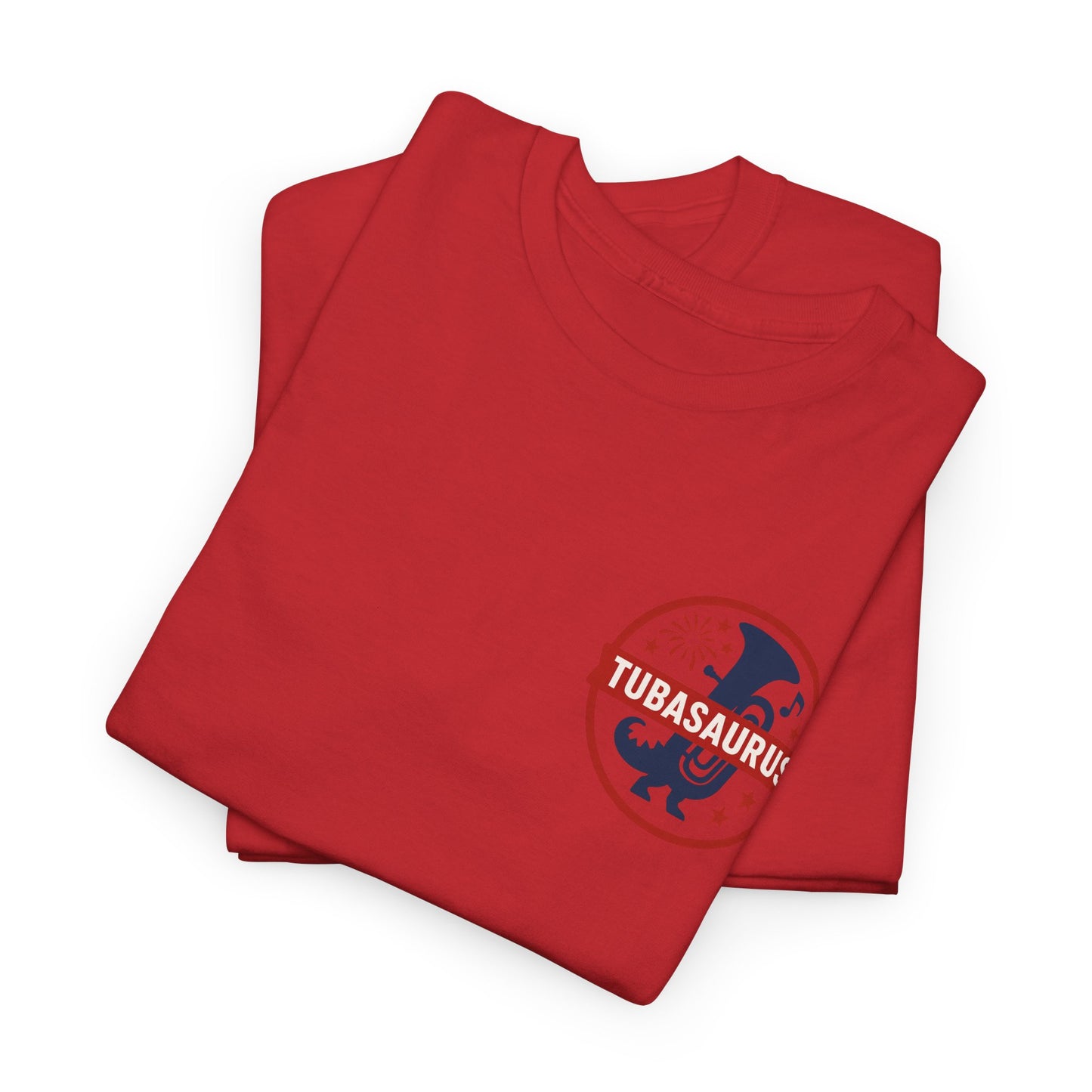 Tubasaurus Pride of Bixby Tuba Shirt with Sleeve Logo