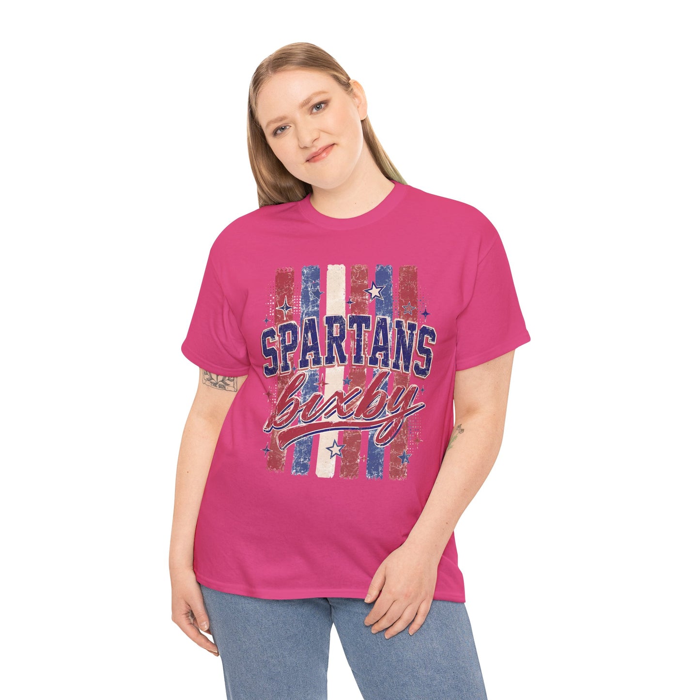 Spartans Bixby Patriotic Tee
