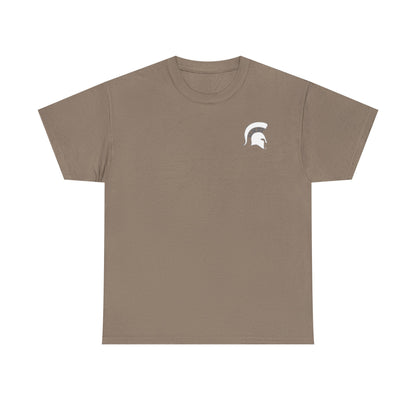 Dribble. Shoot. Score. Spartan Basketball Gildan Tee