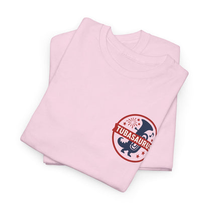 Tubasaurus Pride of Bixby Tuba Shirt with Sleeve Logo