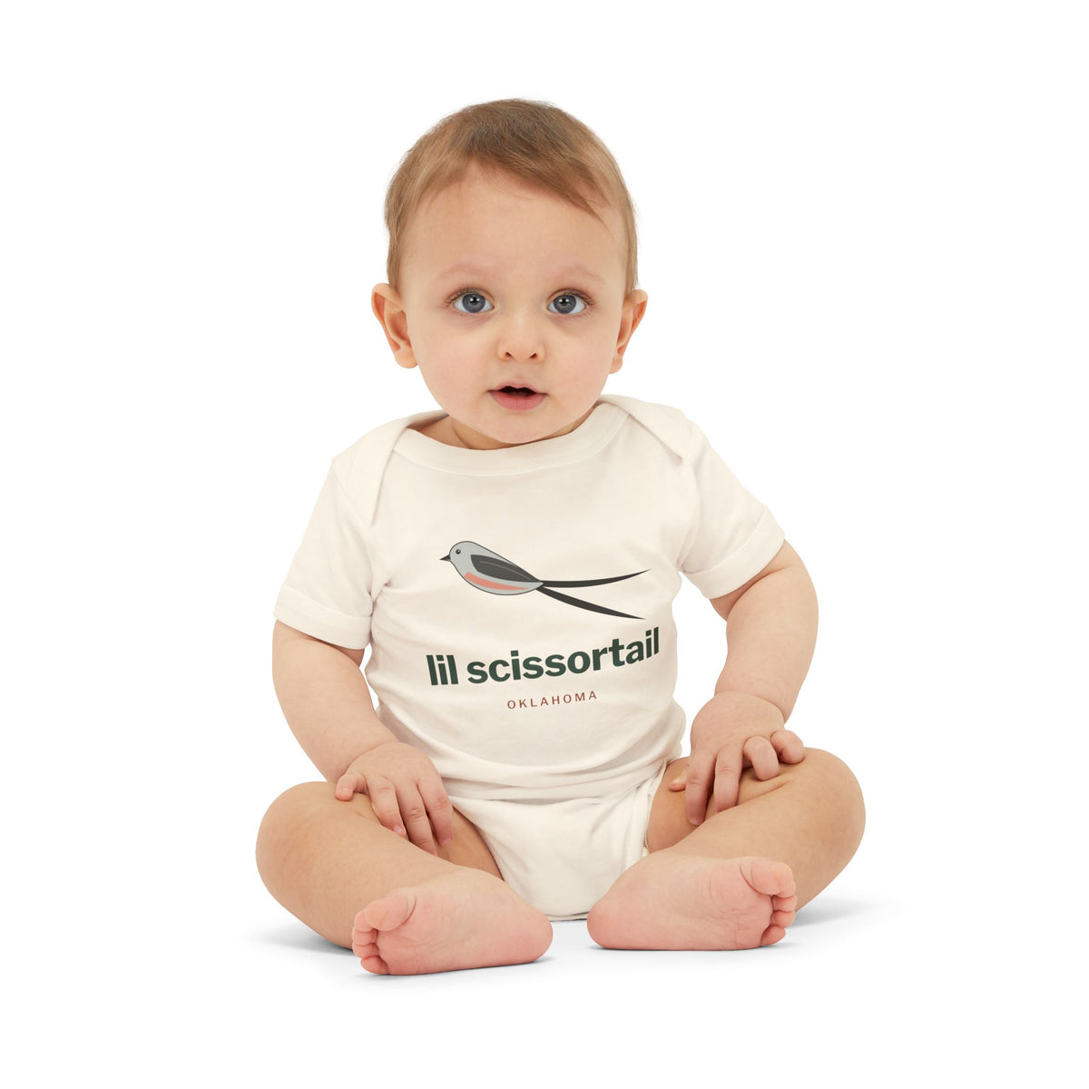 lil scissortail Oklahoma Baby Bodysuit