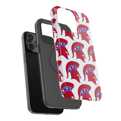 Bixby Spartan Red Logo Impact Resistant iPhone Case