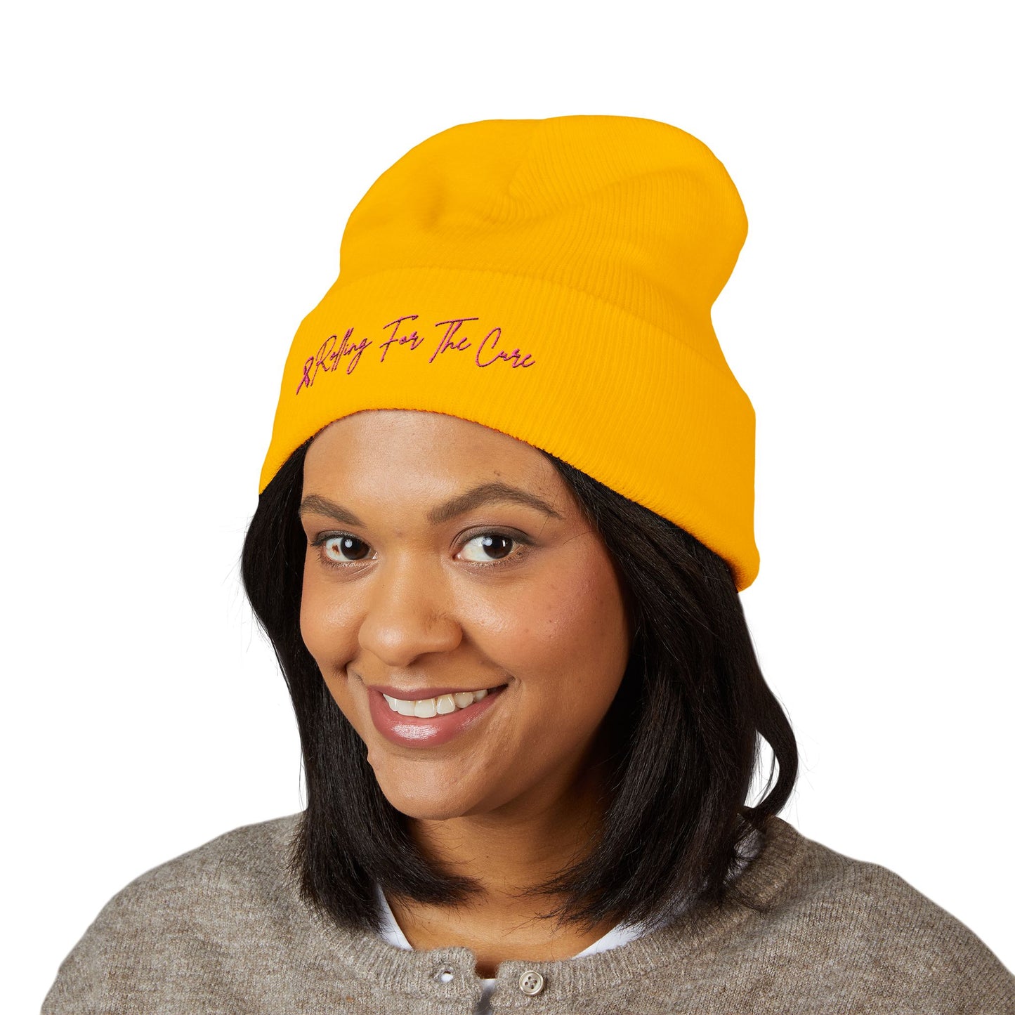 Where RV USA Breast Cancer Awareness Embroidered Beanie