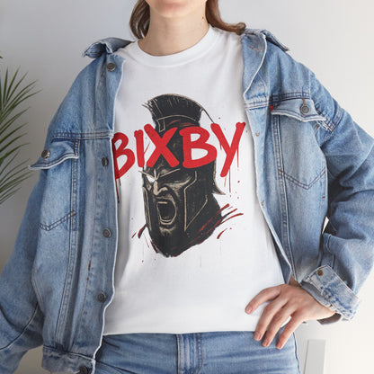 Bixby Spartan Helmet Chaos Gildan Tee