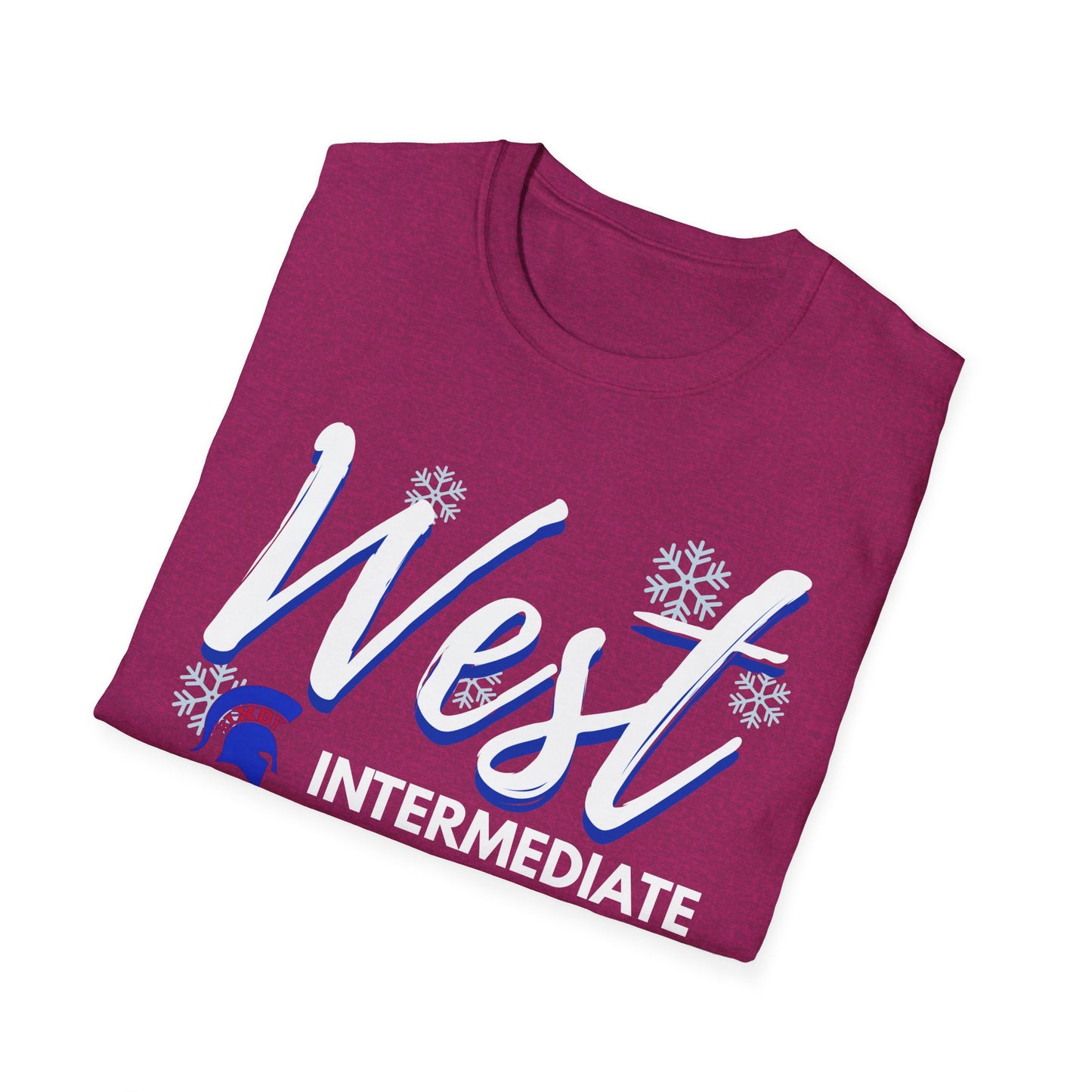 Bixby Spartan West Intermediate Snow Day Softstyle Tee