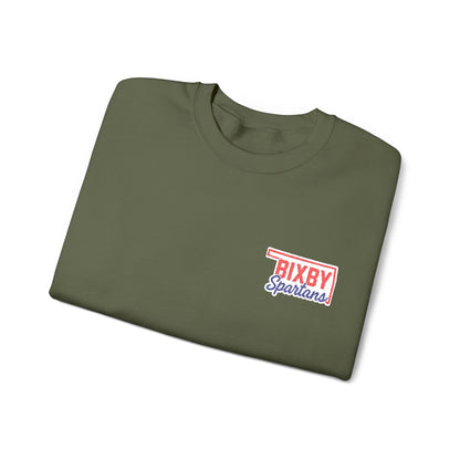 Bixby OK Spartans Embroidered Gildan Sweatshirt