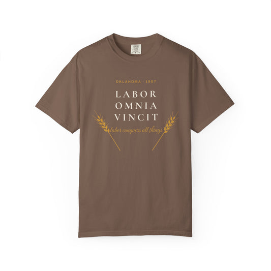 Labor Omnia Vincit Oklahoma Tee | Comfort Colors