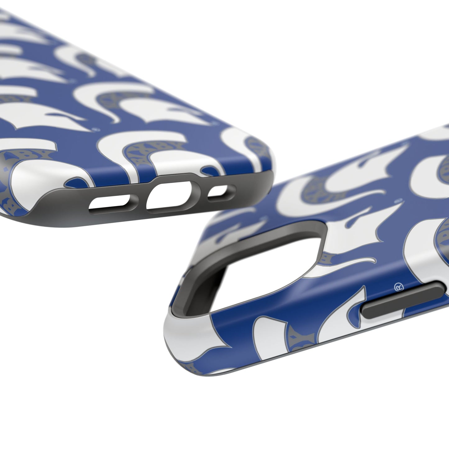 Bixby Spartan White Logo Impact Resistant iPhone Case