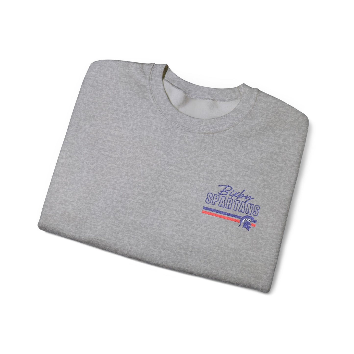 Bixby Spartans Embroidered Design Gildan Sweatshirt
