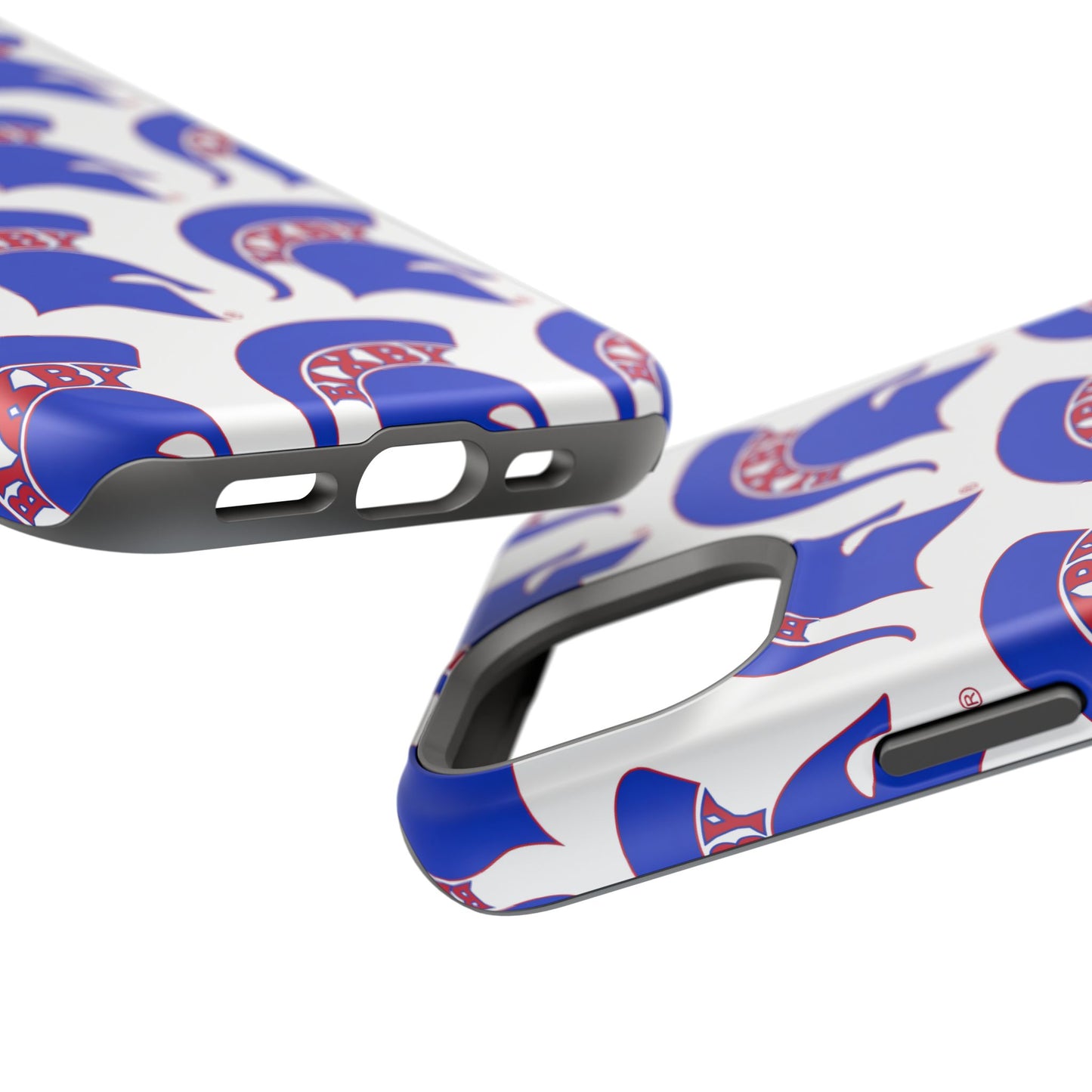 Bixby Spartan Blue Logo Impact Resistant iPhone Case