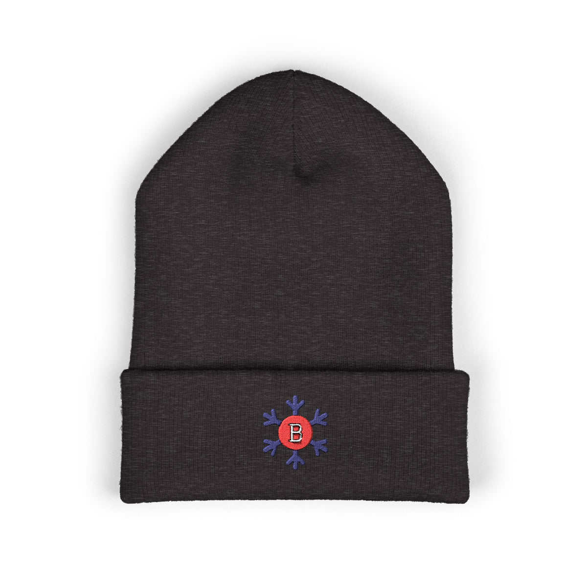 Bixby Spartans Snowflake B Embroidered Winter Beanie