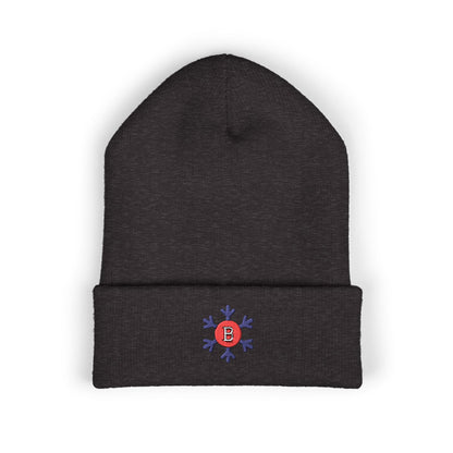 Bixby Spartans Snowflake B Embroidered Winter Beanie