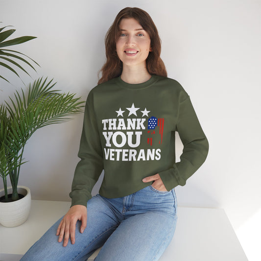 Bixby Spartans Thank You Veterans Sweatshirt