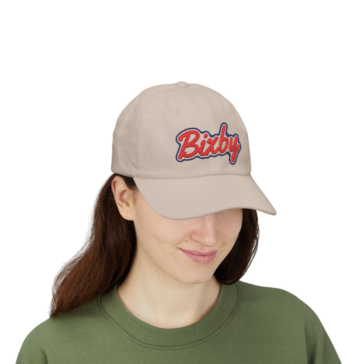 Bixby Spartans Retro Script Embroidered Dad Hat – Classic Adjustable Ball Cap