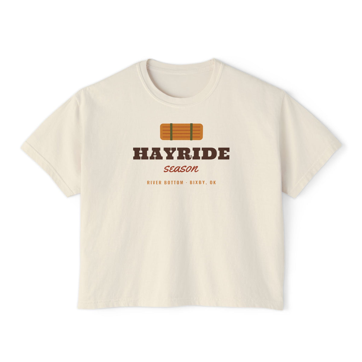 Hayride Season Boxy Comfort Colors Tee